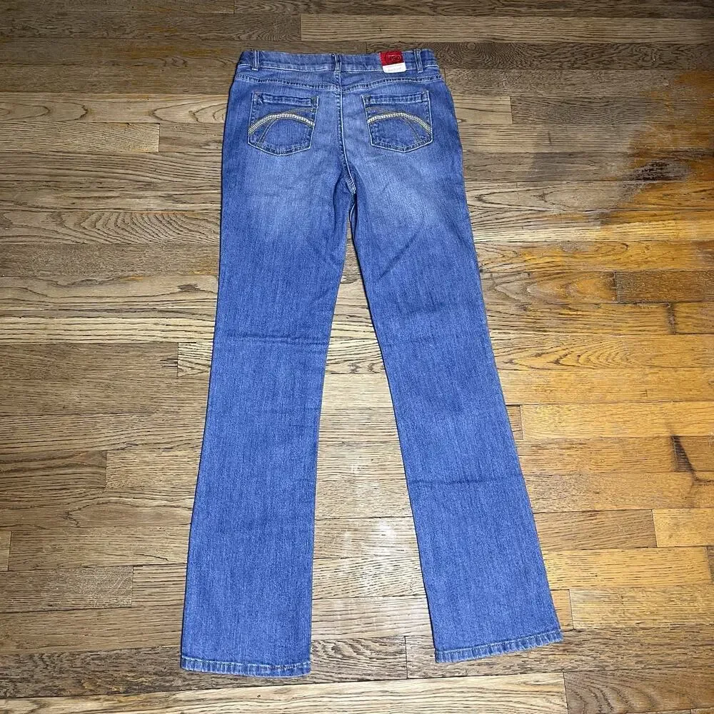 Girls Size 16 Skinny Bootcut Jeans Denim Blue Lot New MSRP $96 Justice Sonoma